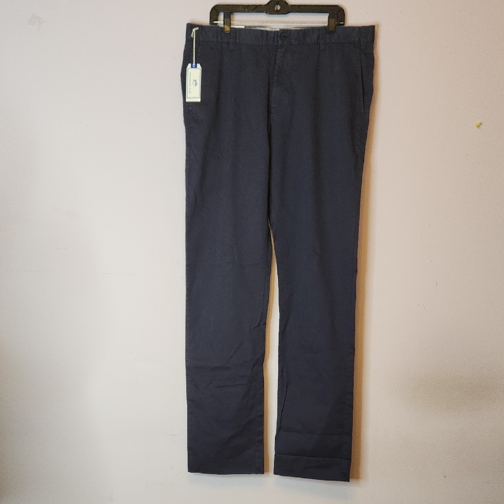 SOUTHERN TIDE The Skipjack Classic Fit Pant in True Navy, size W38 L UNF - Picture 2 of 10
